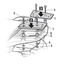 Cargar imagen en el visor de la galería, Shad Anclaje Topcase Honda Africa Twin CRF1000L
